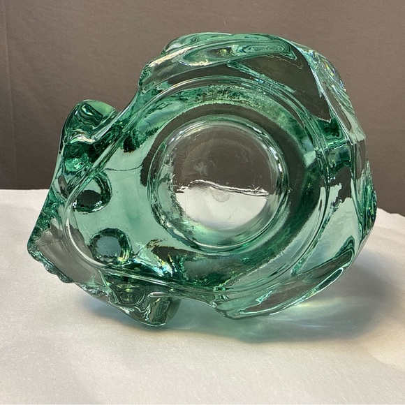 Green Indiana Glass Frog Figurines - Picture 10 of 13